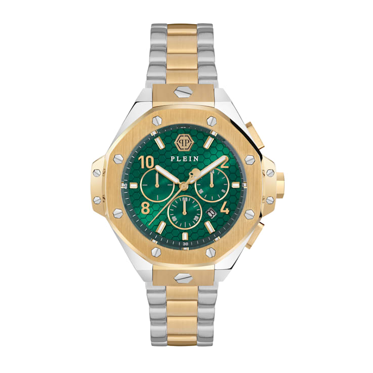 Plein Chrono Royal Two-tone Bracelet Mens Watch