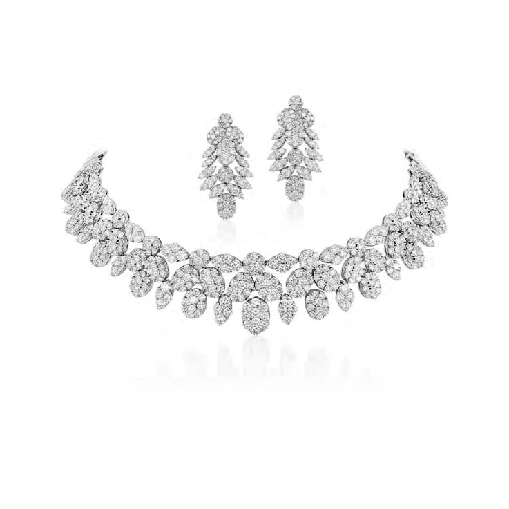 Andreoli Diamond Chandelier Earrings