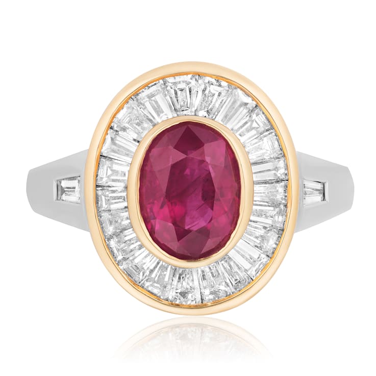 Andreoli Diamond And Ruby Ring