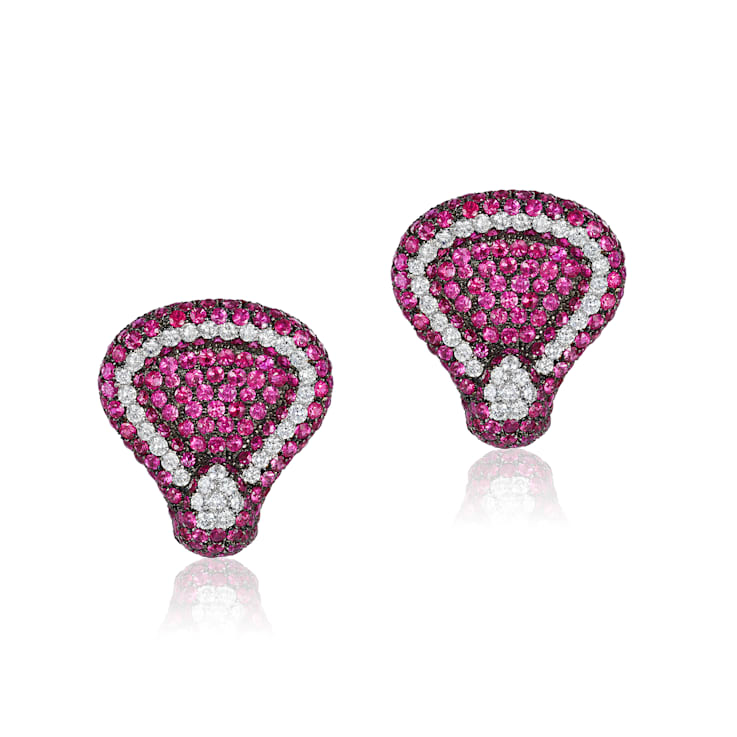 Andreoli Sapphire And Diamond Earrings