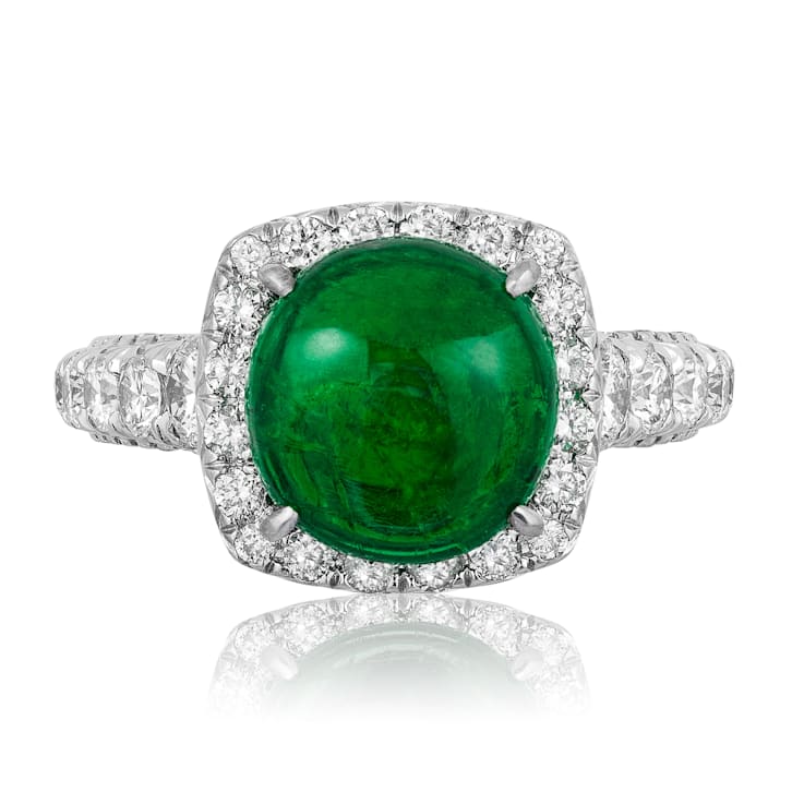 Andreoli Emerald And Diamond Ring