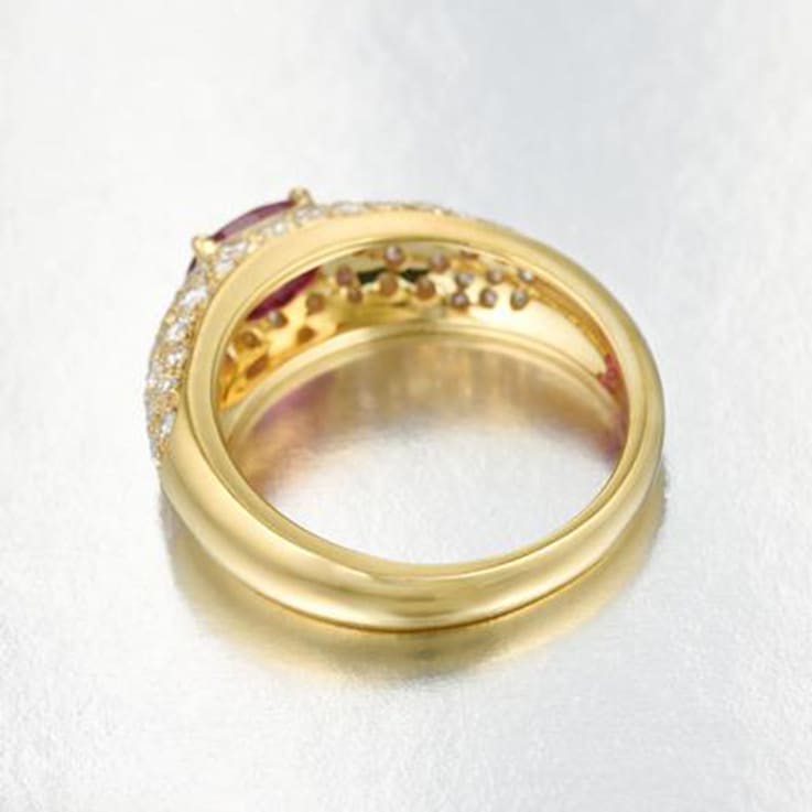 Andreoli Ruby And Diamond Ring