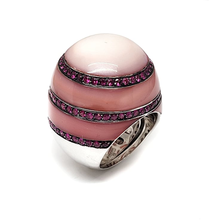 Andreoli Mother of Pearl Sapphire Ring