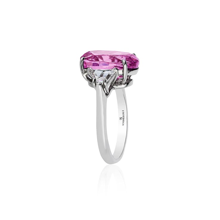 Andreoli Pink Sapphire And Diamond Ring
