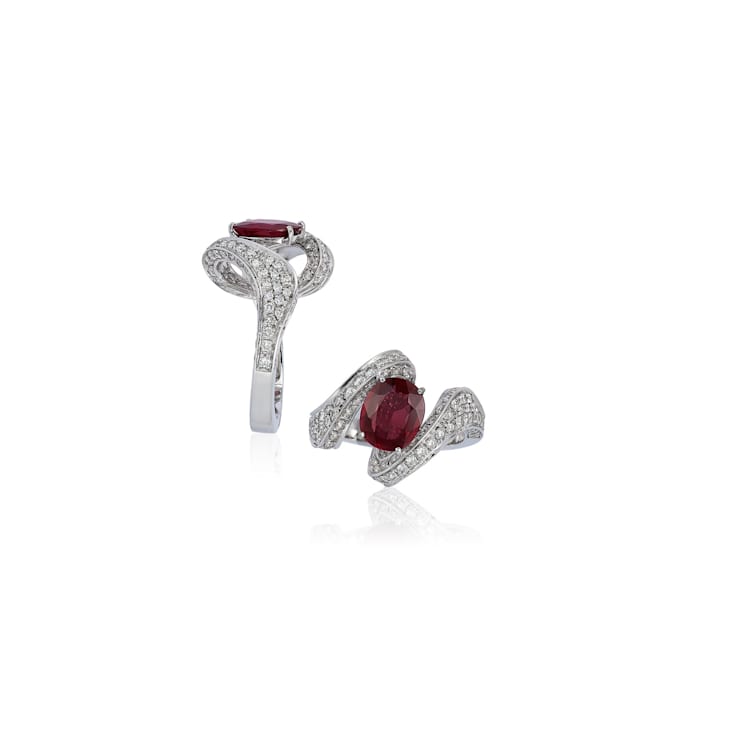 Andreoli Diamond And Ruby Ring
