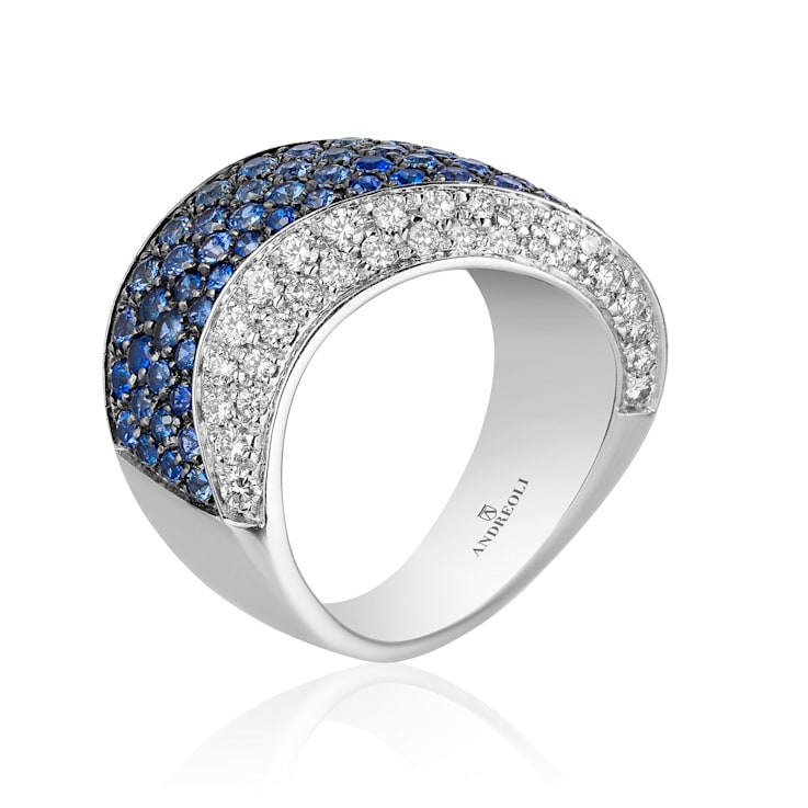Andreoli Sapphire And Diamond Ring