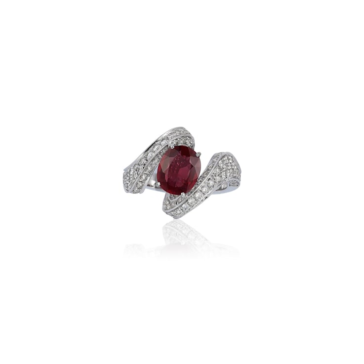 Andreoli Diamond And Ruby Ring