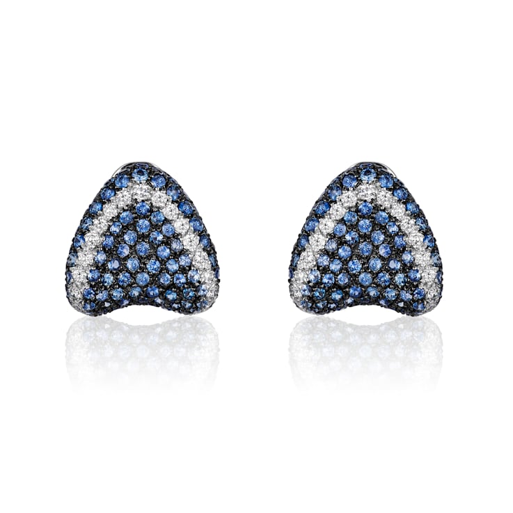 Andreoli Sapphire And Diamond Earrings