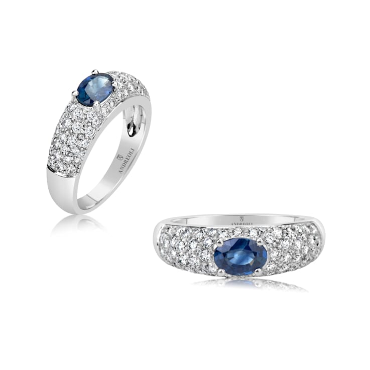 Andreoli Sapphire And Diamond Ring
