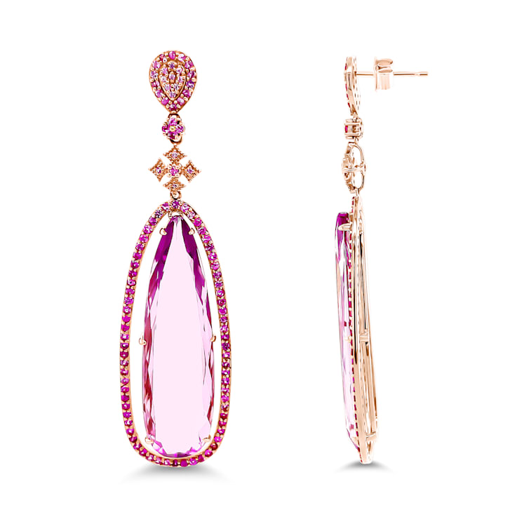 [STONE HENgE] 14K ROSE GOLD☆Gyeol SA25A66A Earrings StoneHenge 14K Earrings SO0255 Cubic Zirconia 14K Rose Gold