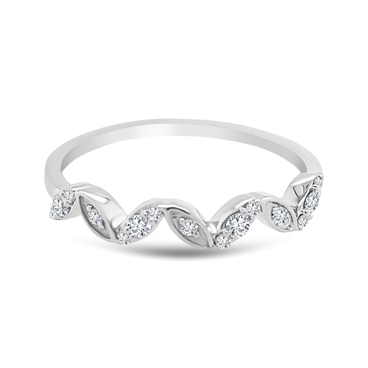 18K White Gold Diamond Ring .14ctw - 19DDXA 18K White Gold Diamond Ring .14ctw - 19DDXA