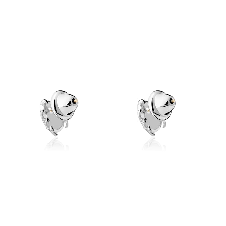 TANE Beetle Stud Sterling Silver Earrings