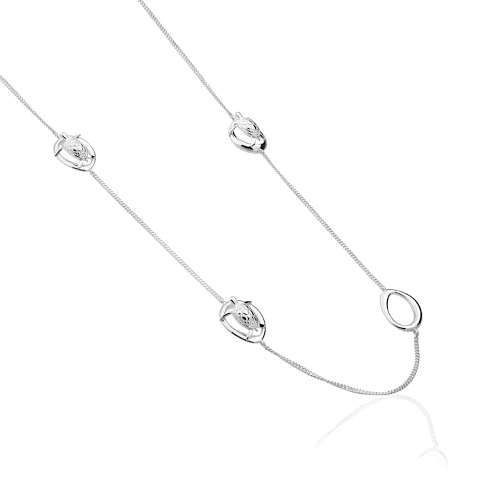 Turtle Sterling Silver Necklace
