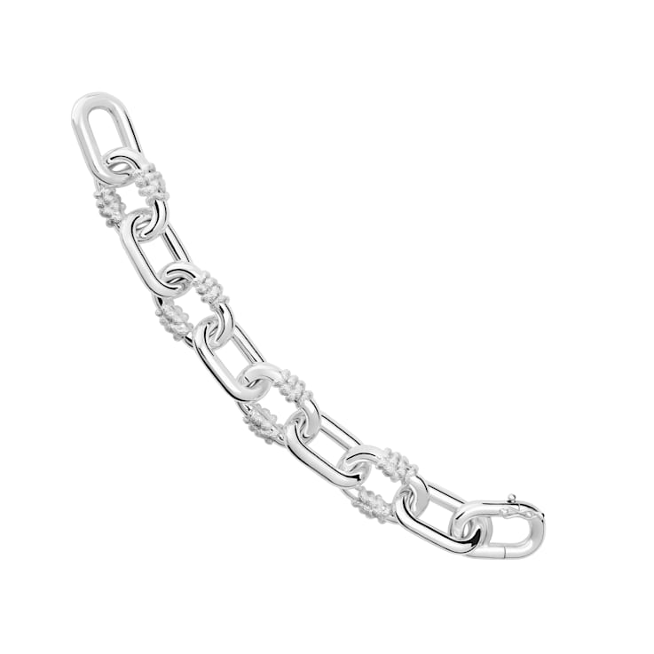 TANE Sterling Silver Bordados Chain Bracelet