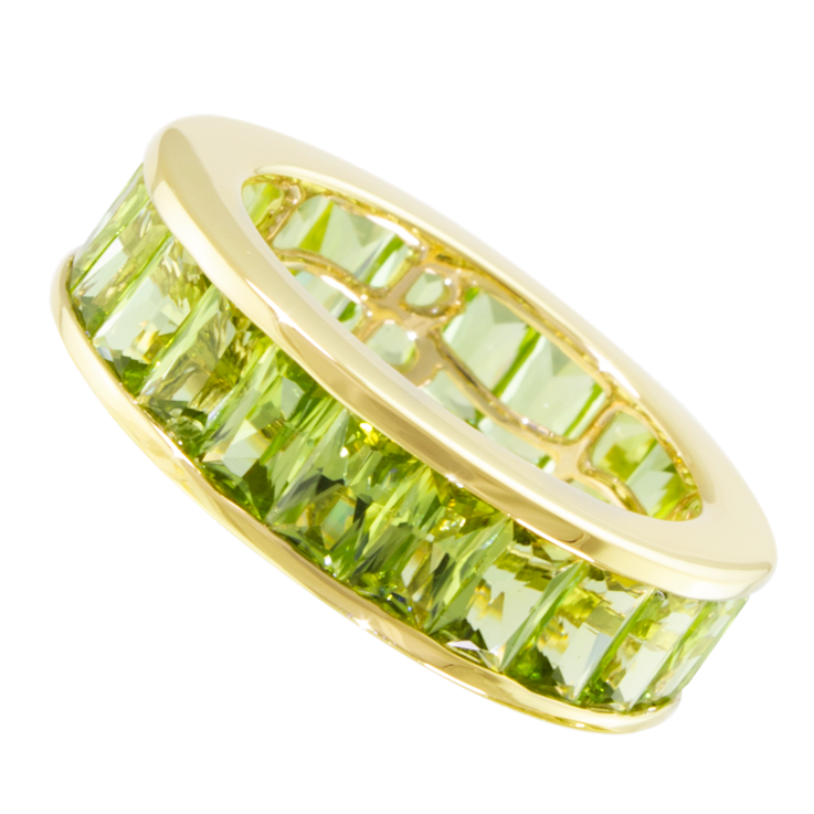 BELLARRI 14kt Yellow Gold Peridot Ring from the Eternal Love Collection