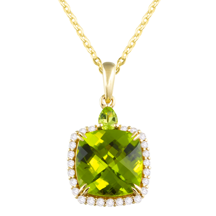 BELLARRI 14kt Yellow Gold Peridot Pendant from the Forever Young
Collection by BELLARRI