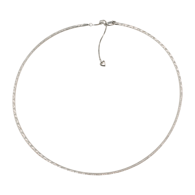 BELLARRI 14kt Rose Gold Reversible to White Gold, Omega Chain by BELLARRI.