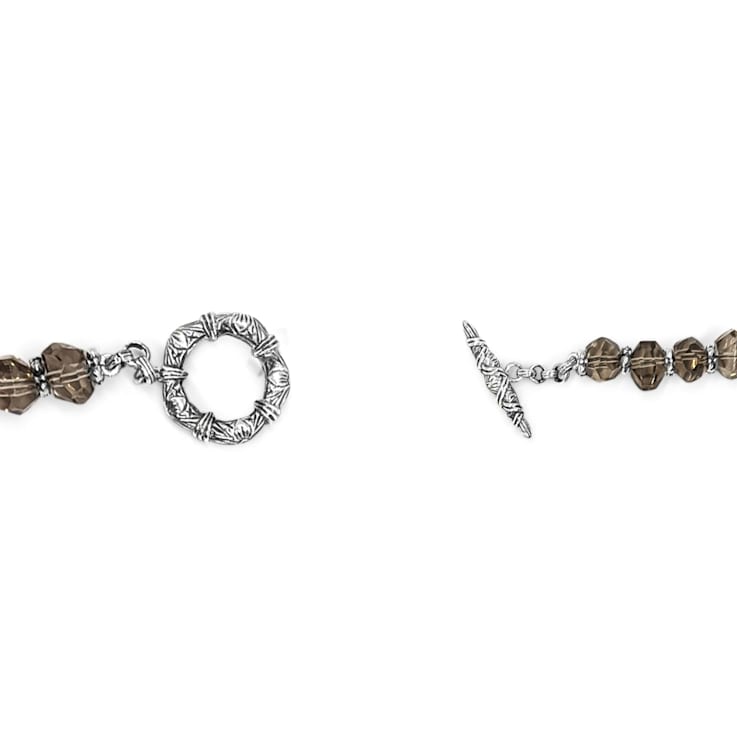 Stephen Dweck Pale Smoky Topaz Necklace in Sterling Silver