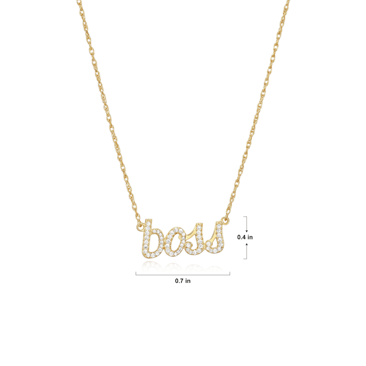 18K Yellow Gold Sterling Silver Cubic Zirconia