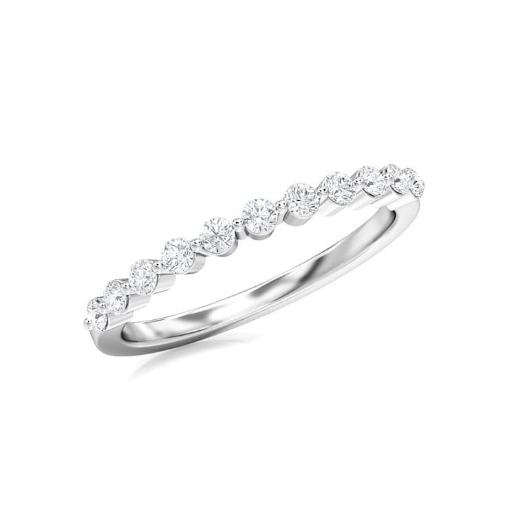 0.33Ct Round Band Ring Lab Grown Diamond in 14K gold