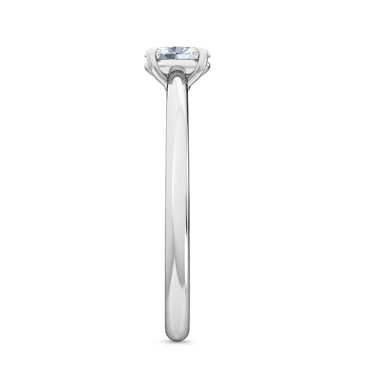 0.25Ct Petite ring with Oval Lab Grown Diamond in 14K gold