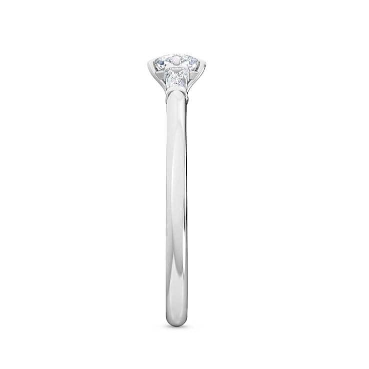 0.30Ct Petite Kite Cushion Ring with Baguettes on side Lab Grown Diamond
in 14K gold