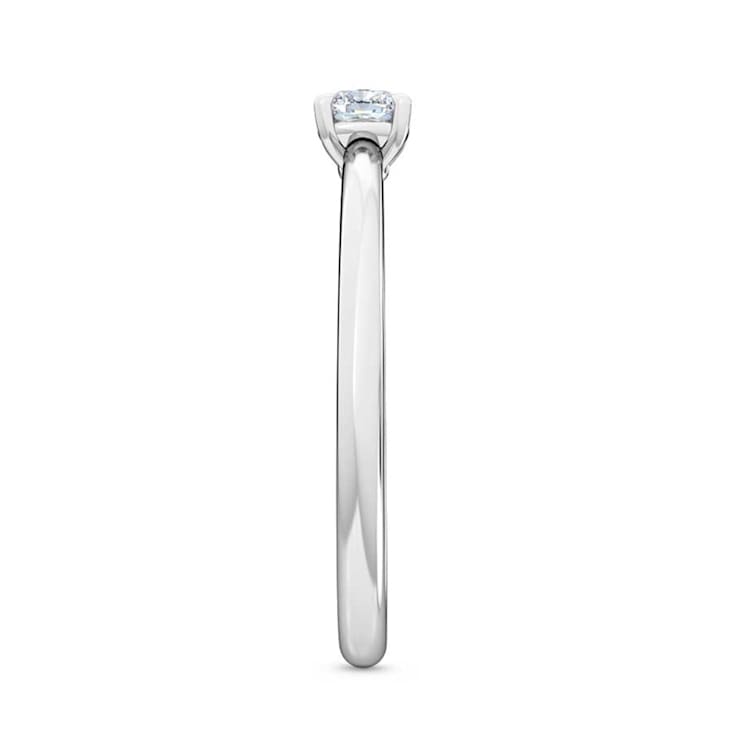 0.25Ct Petite ring with Cushion Lab Grown Diamond in 14K gold