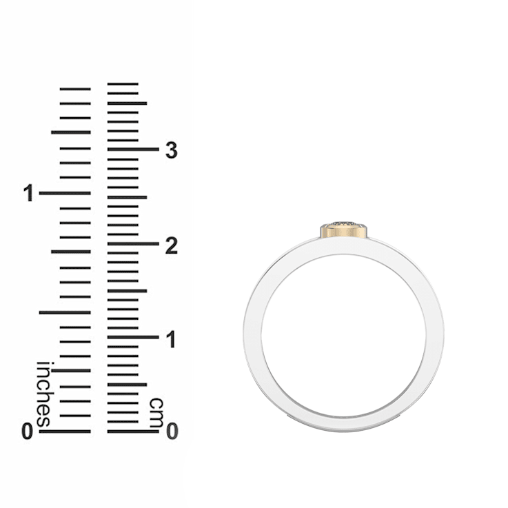 Pink Enamel and Lab Diamond Ring In Sterling Silver