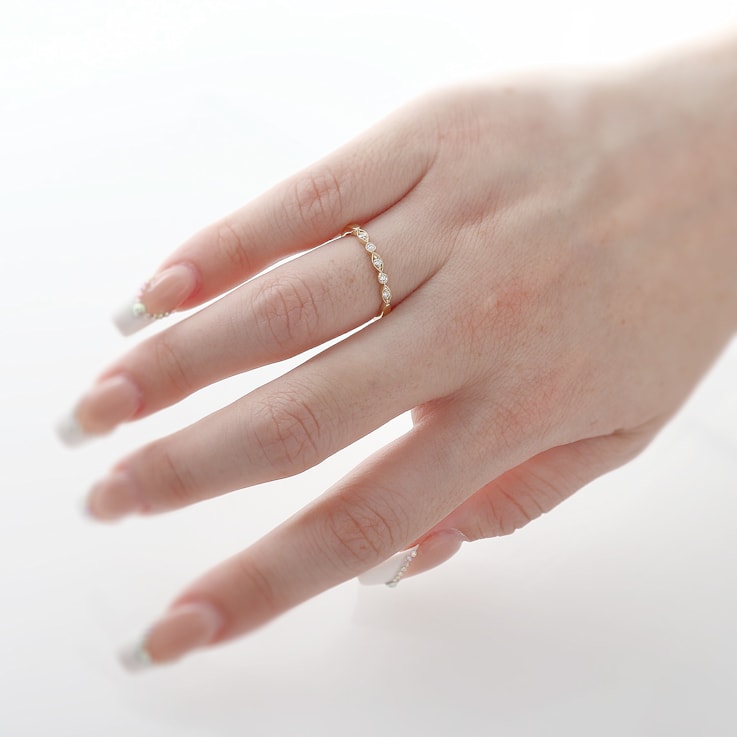 Beverley K 18K Yellow Gold Diamond Band
