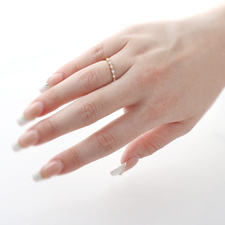Beverley K 18K Yellow Gold Diamond Band