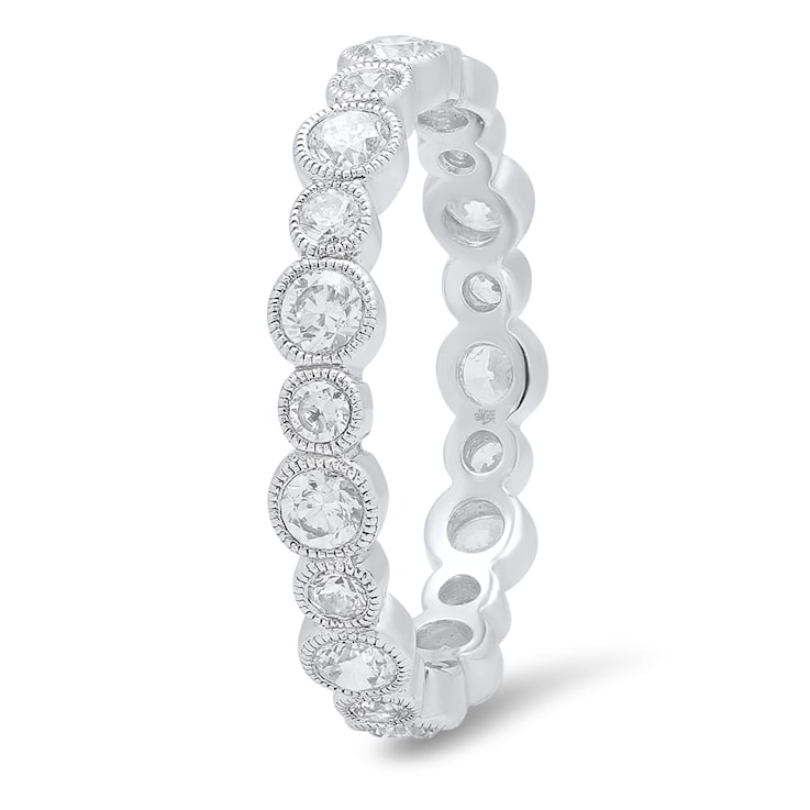 Beverley K 18K White Gold 1.01ctw Diamond Band