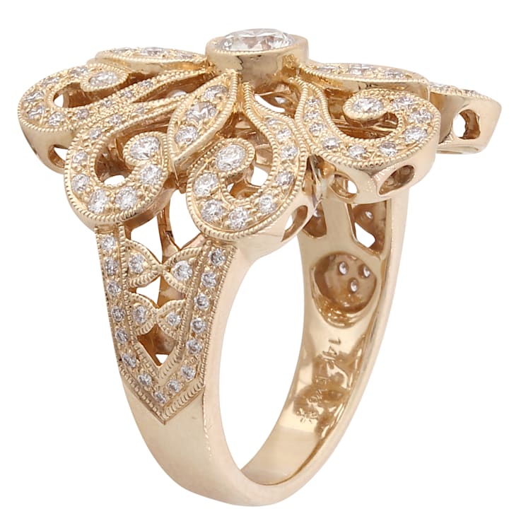 Beverley K Vintage Inspired Gold & Diamond Ring