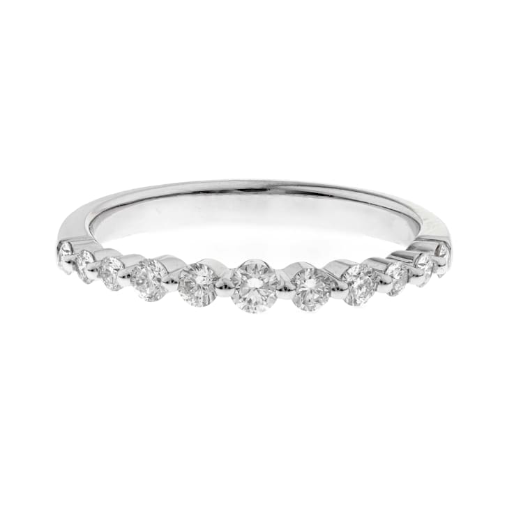 Gin & Grace 14K White Gold Real Diamond (I1) Ring