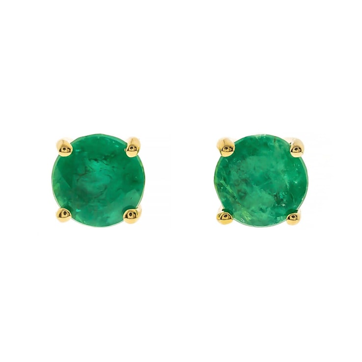 Gin and Grace14K Yellow Gold Natural Zambian Emerald