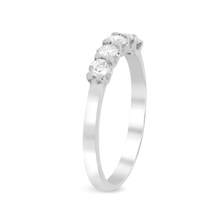 Gin & Grace 14K White Gold Natural White Diamonds Ring