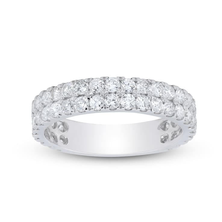 Gin & Grace 14K White Gold Natural White Diamonds Ring