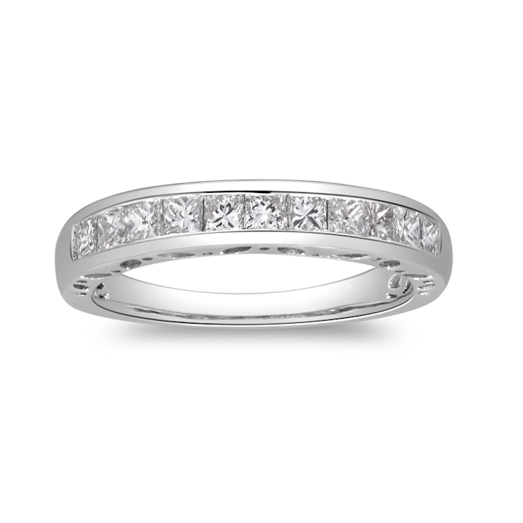 Gin & Grace 14K White Gold Natural White Diamonds Ring