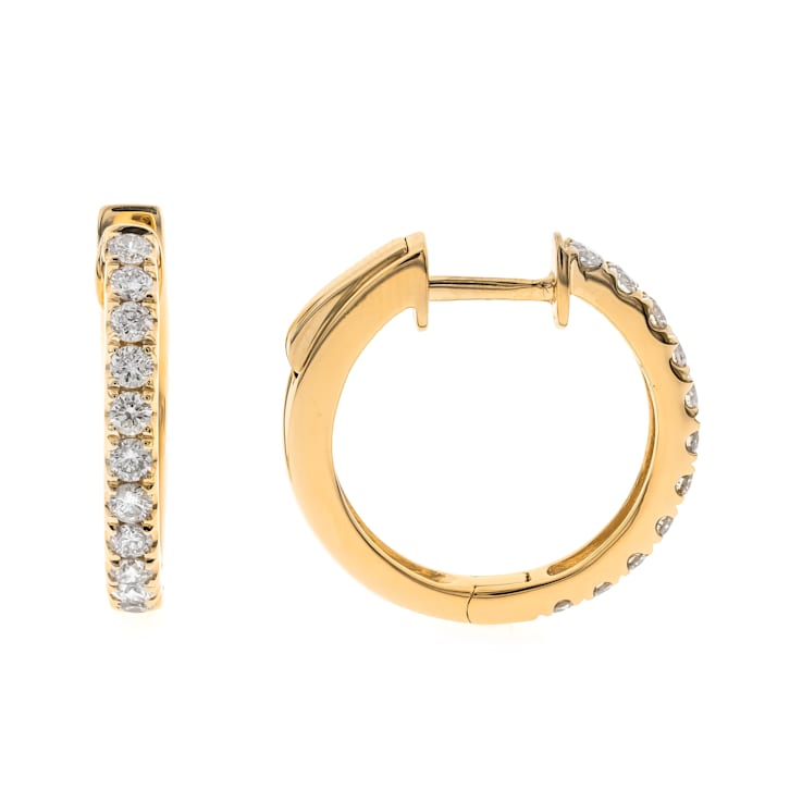 Gin & Grace 14K Yellow Gold Natural Diamond Earring