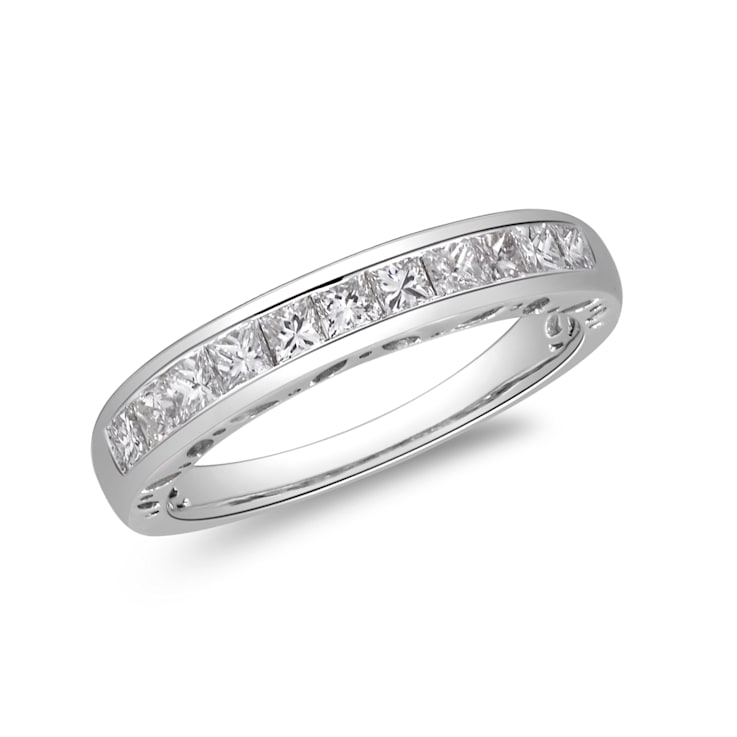 Gin & Grace 14K White Gold Natural White Diamonds Ring