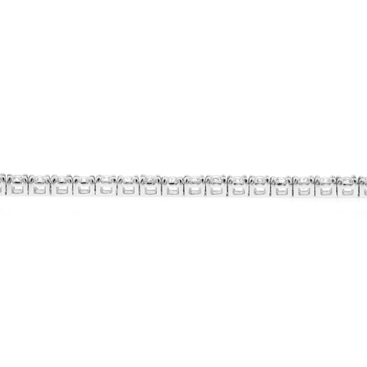 Gin & Grace 14K White Gold Natural White Diamond Bracelet