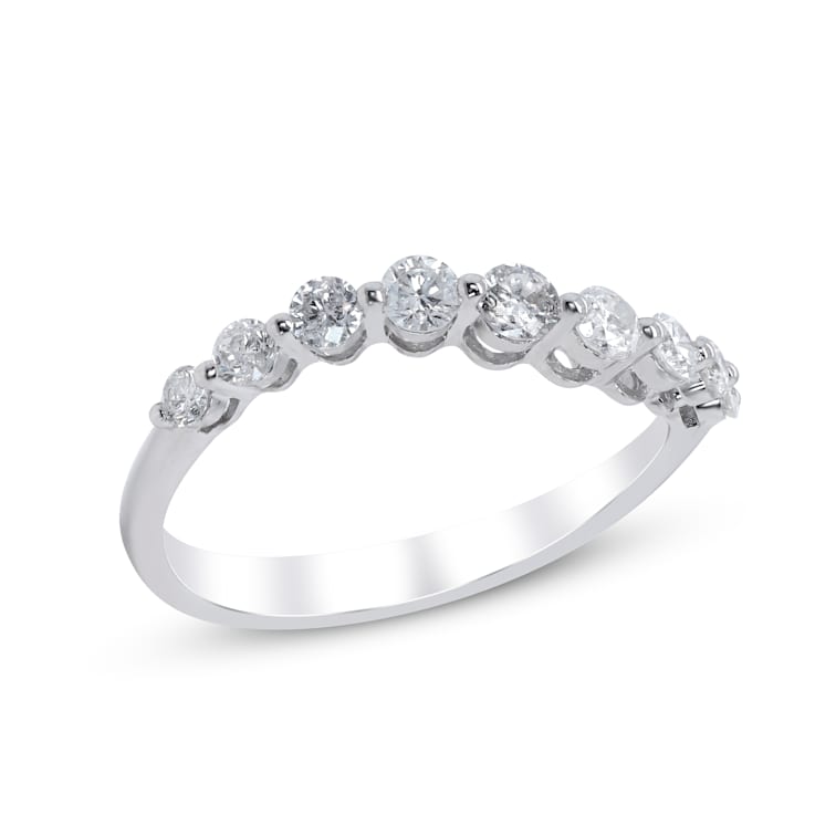 Gin & Grace 14K White Gold Natural White Diamonds Ring