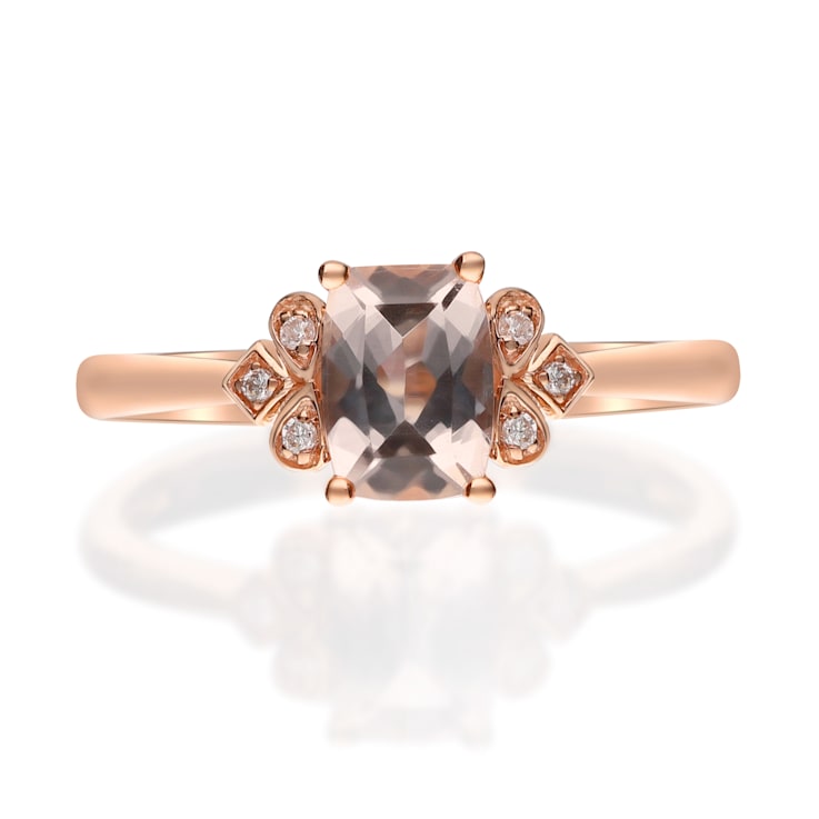 2 Carat Morganite Ring, Morganite Engagement Ring, Rose Gold Morganite -  Giliarto