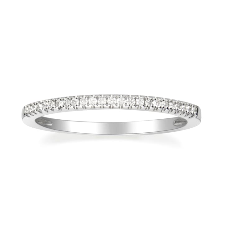 Gin & Grace 14K White Gold Real Diamond (I1) Ring