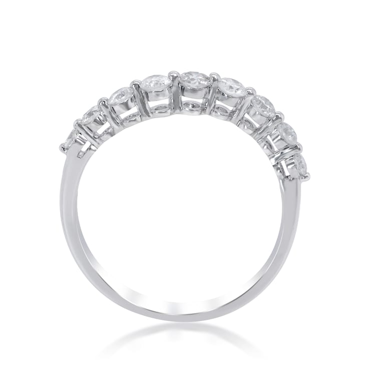 Gin & Grace 14K White Gold Natural White Diamonds Ring