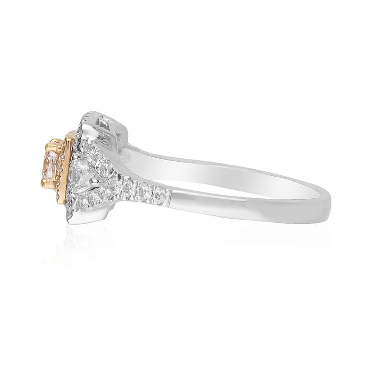 Gin & Grace 18K Gold Natural Pink Diamond (I1) Ring