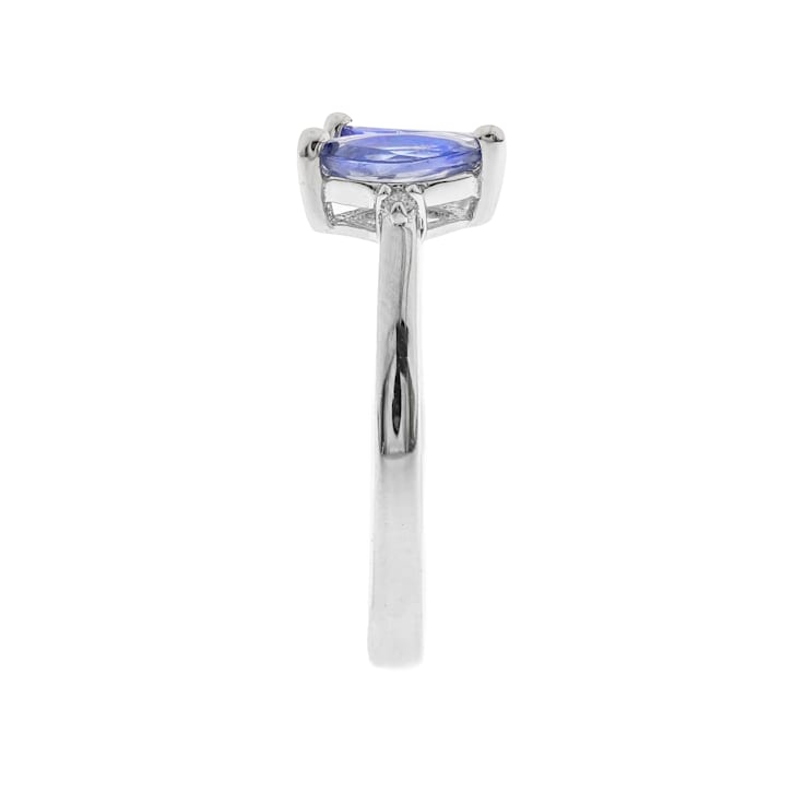 Gin & Grace 925 Sterling Silver Tanzanite & Diamond Ring (I1)
