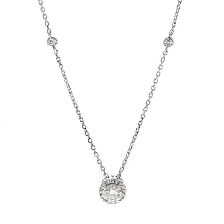 Gin & Grace 14K White Gold Diamond Pendant