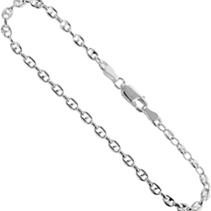 Sterling Silver 18 Inch Mariner Link Chain, 5mm.