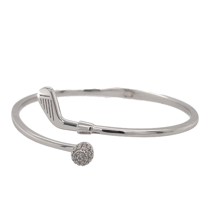Sterling silver golf bangle