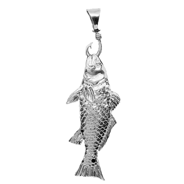 Sterling Silver Redfish Pendant.